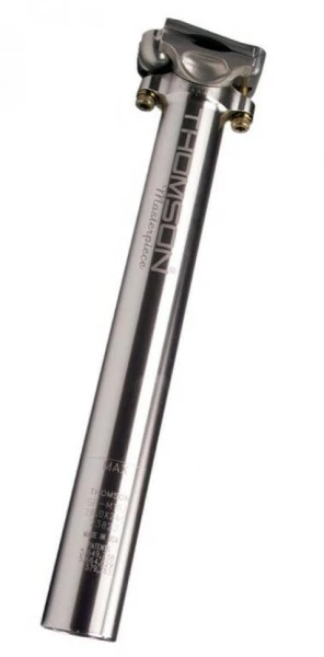 Thomson Patentsattelstütze Masterpiece Ø 27,2mm L240mm Silber 16mm Versatz 3 Thomson Patentsattelstütze Masterpiece Ø 27,2mm L240mm Silber 16mm Versatz
