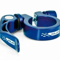 XLC Sattelstütz-Klemmring PC-L04 Ø 31,6mm, Blau, Alu, Mit Schnellspanner