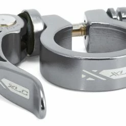 XLC Sattelstütz-Klemmring PC-L04 Ø 31,6mm, Titanfarbig Mit Schnellspanner