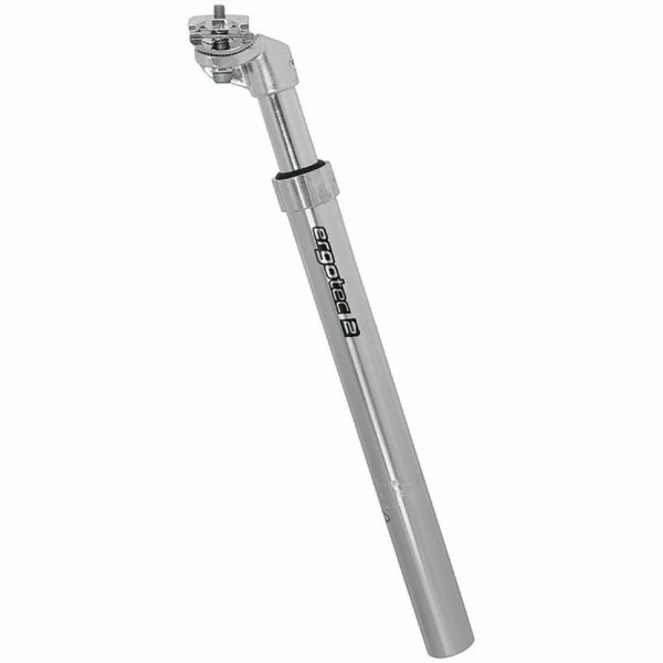 Ergotec Teleskop-Sattelstütze SP-4.1 Ø 27,2mm 350mm Silber Alu Verstellbar 3 Ergotec Teleskop-Sattelstütze SP-4.1 Ø 27,2mm 350mm Silber Alu Verstellbar